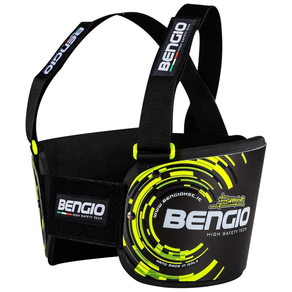 [1241658-1727699] Bengio Bumper Standard Karting Rib Protector (S, Grey / Fluro Yellow)