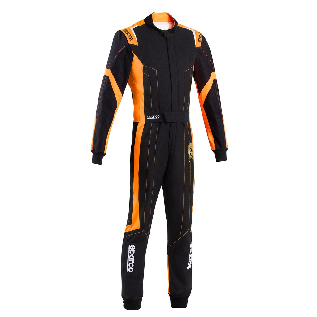 [7001721-3850224] Sparco Thunder Advanced Kart Suit (S, Black / Blue)