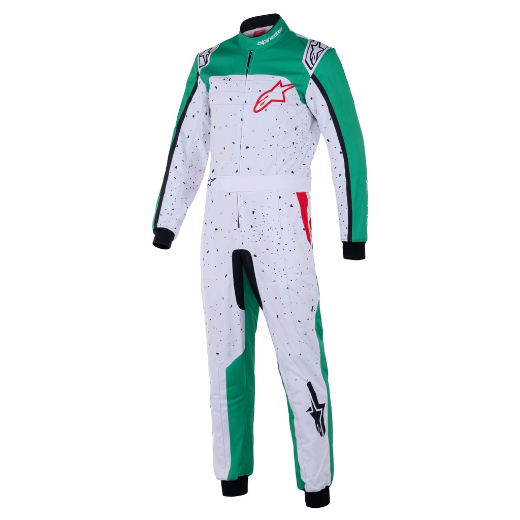 [7001121-3848047] Alpinestars KMX-9 V3 / KMX-9 V3 S Graphic Kart Suit (50, Graphic 6 - Anthracite / Black / Red)
