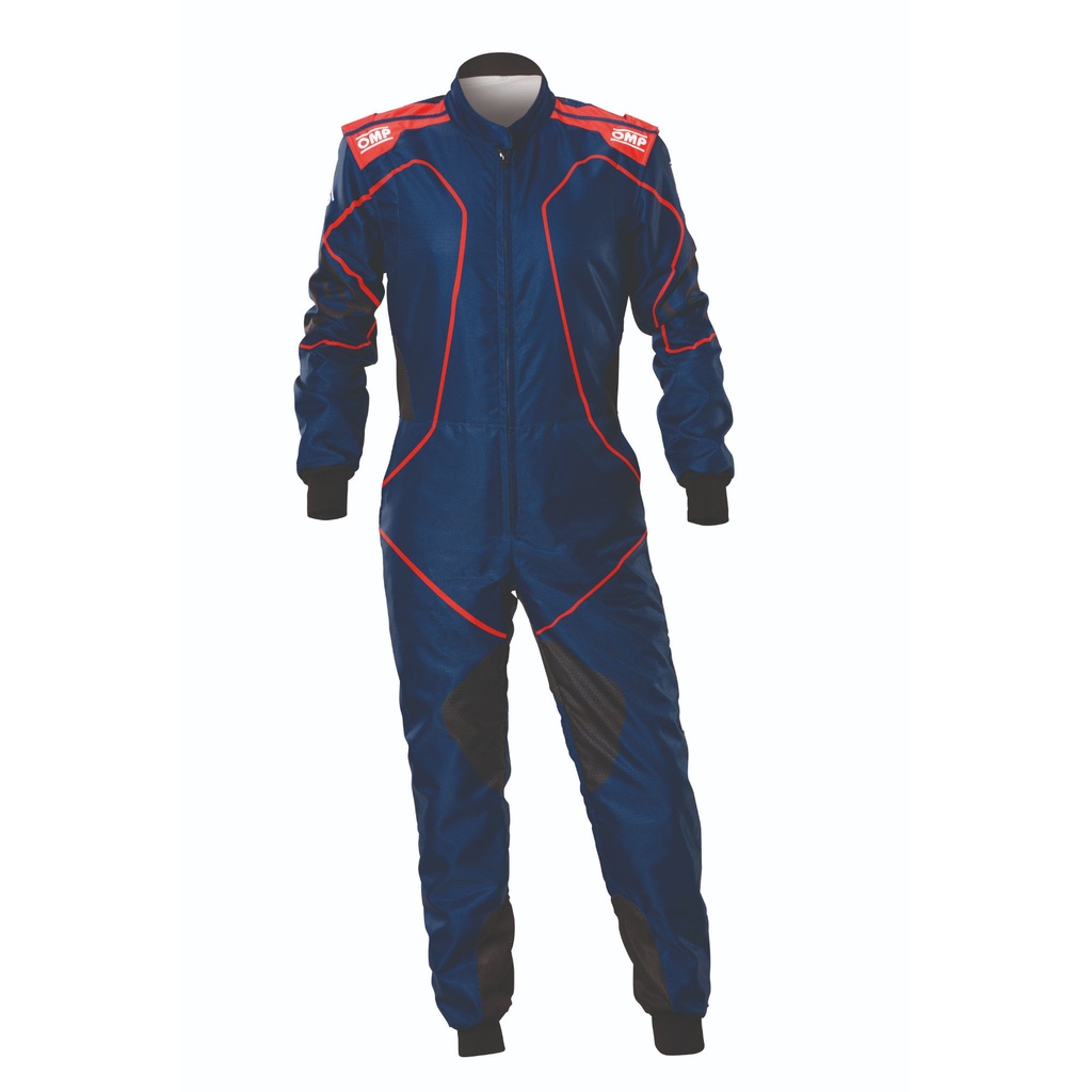 [7001788-3851284] OMP KS-3X Art Kart Suit (50, Black / Blue)