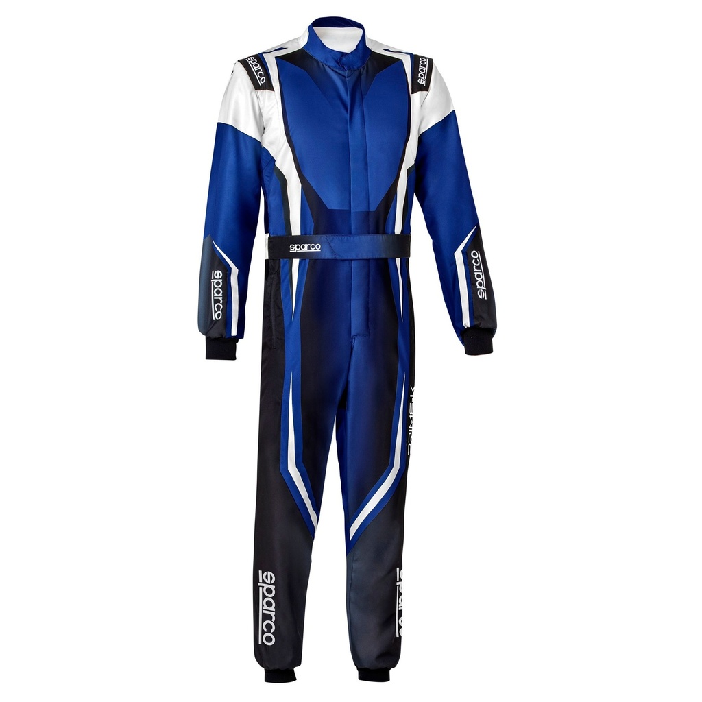 [7001193-3815572] Sparco Prime-K Advanced Kart Suit (50, Black / Blue)
