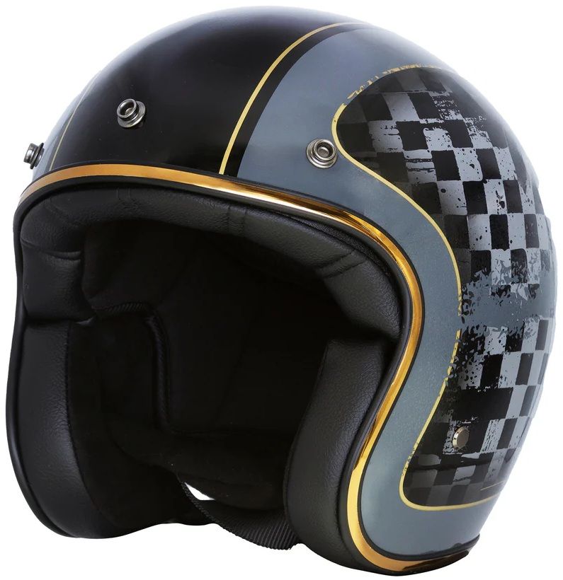 [5001997-3865573] Merlin Blackbird Jet Graphic Motorcycle Helmet (M (57-58cm))