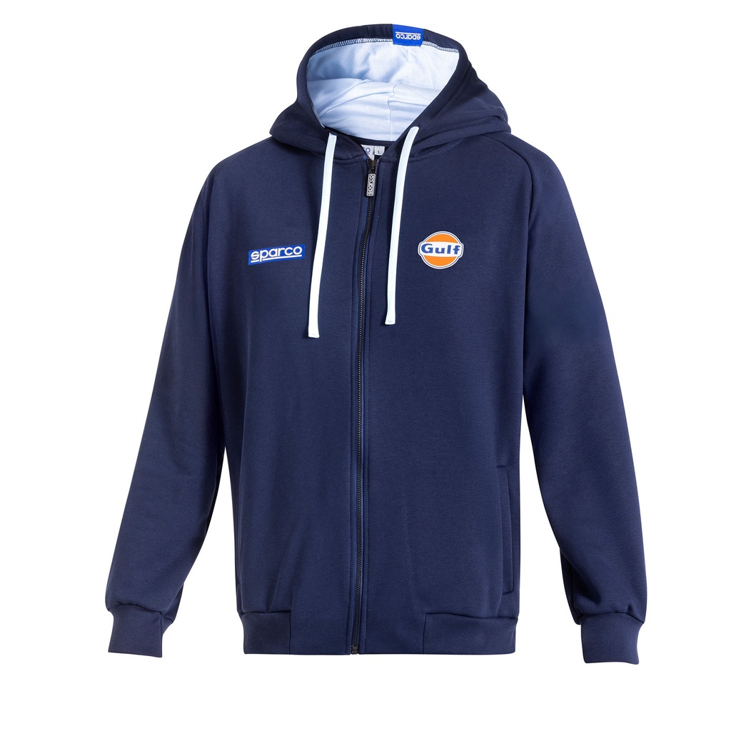 [7001744-3848895] Sparco Gulf Hooded Sweatshirt (S, White)