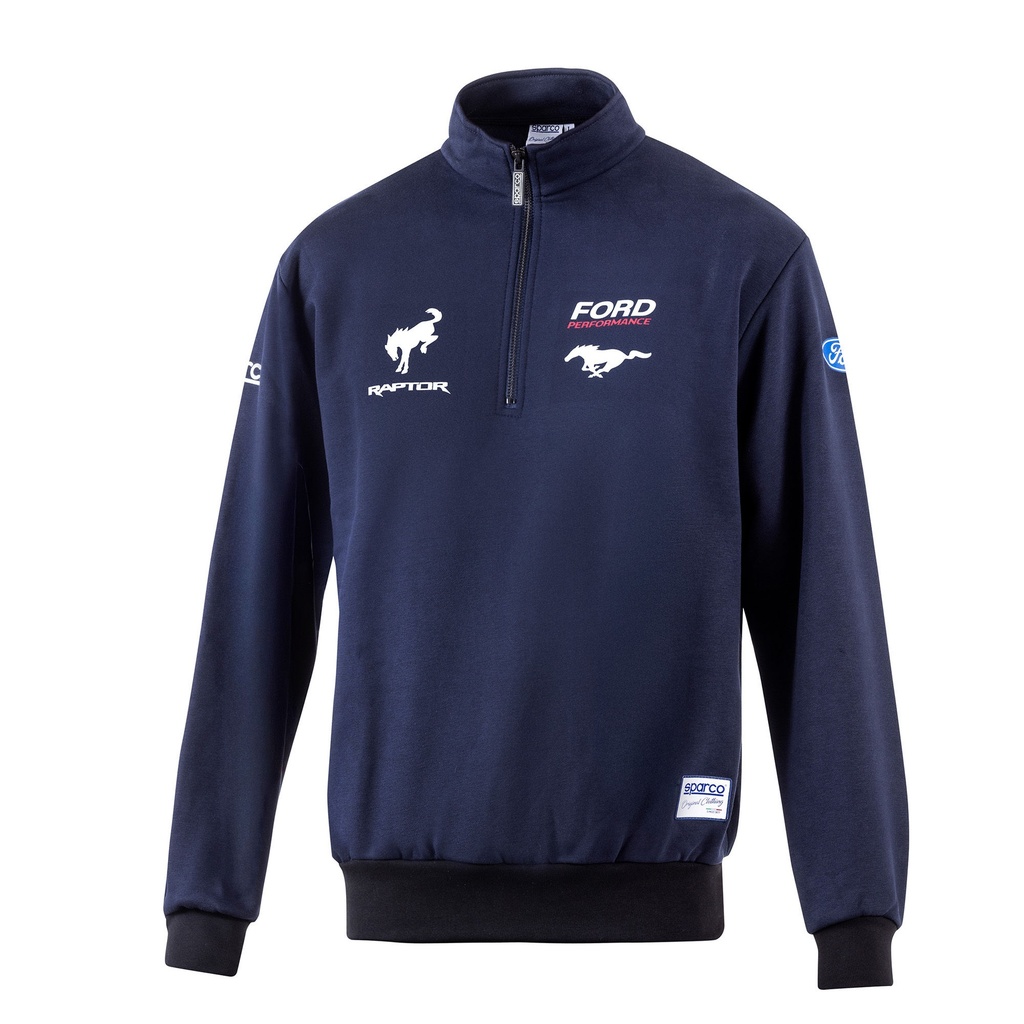[7001742-3848878] Sparco Ford Performance Half Zip Sweatshirt (S)