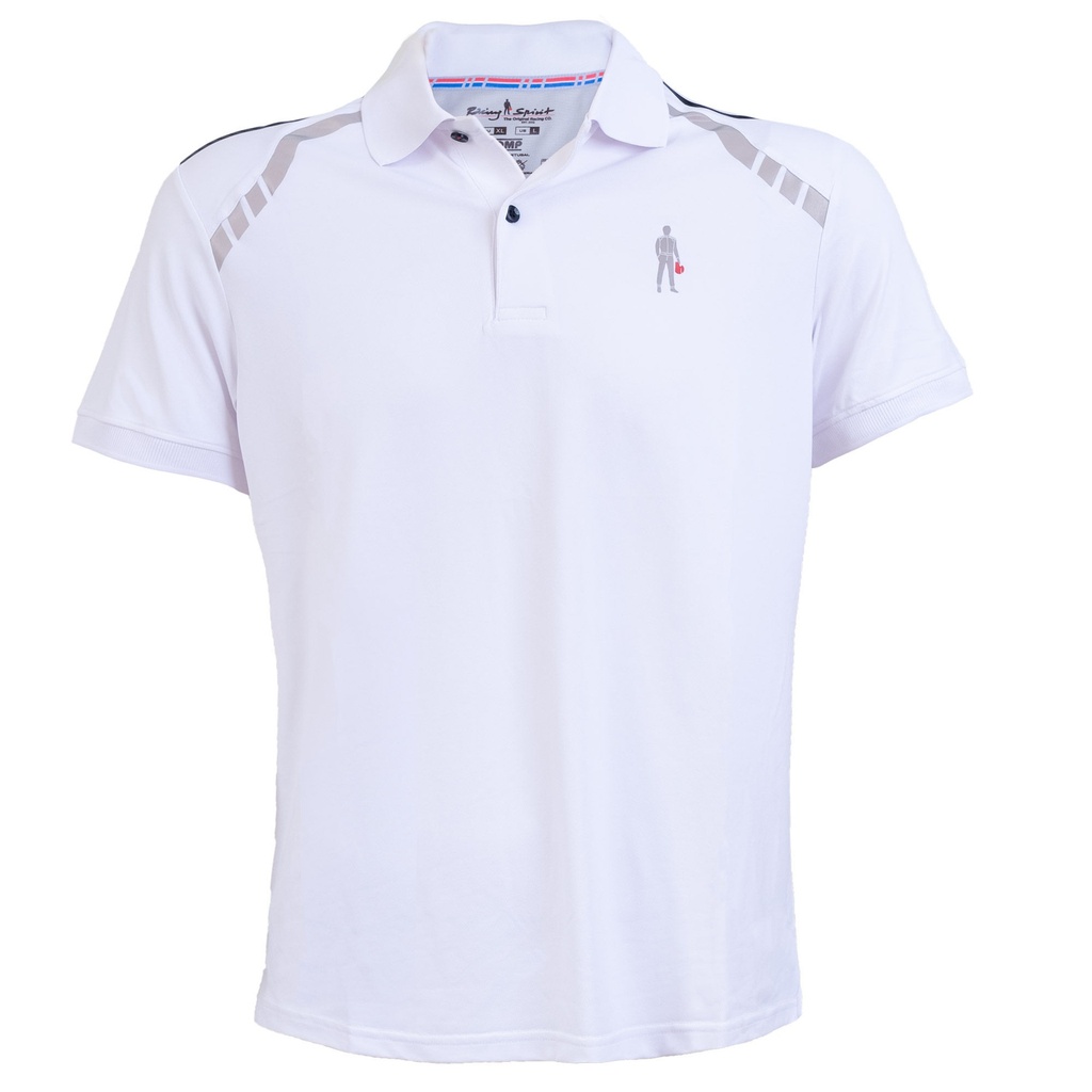 [7000281-2851718] OMP Racing Spirit ADV Polo T-Shirt (S, Black)