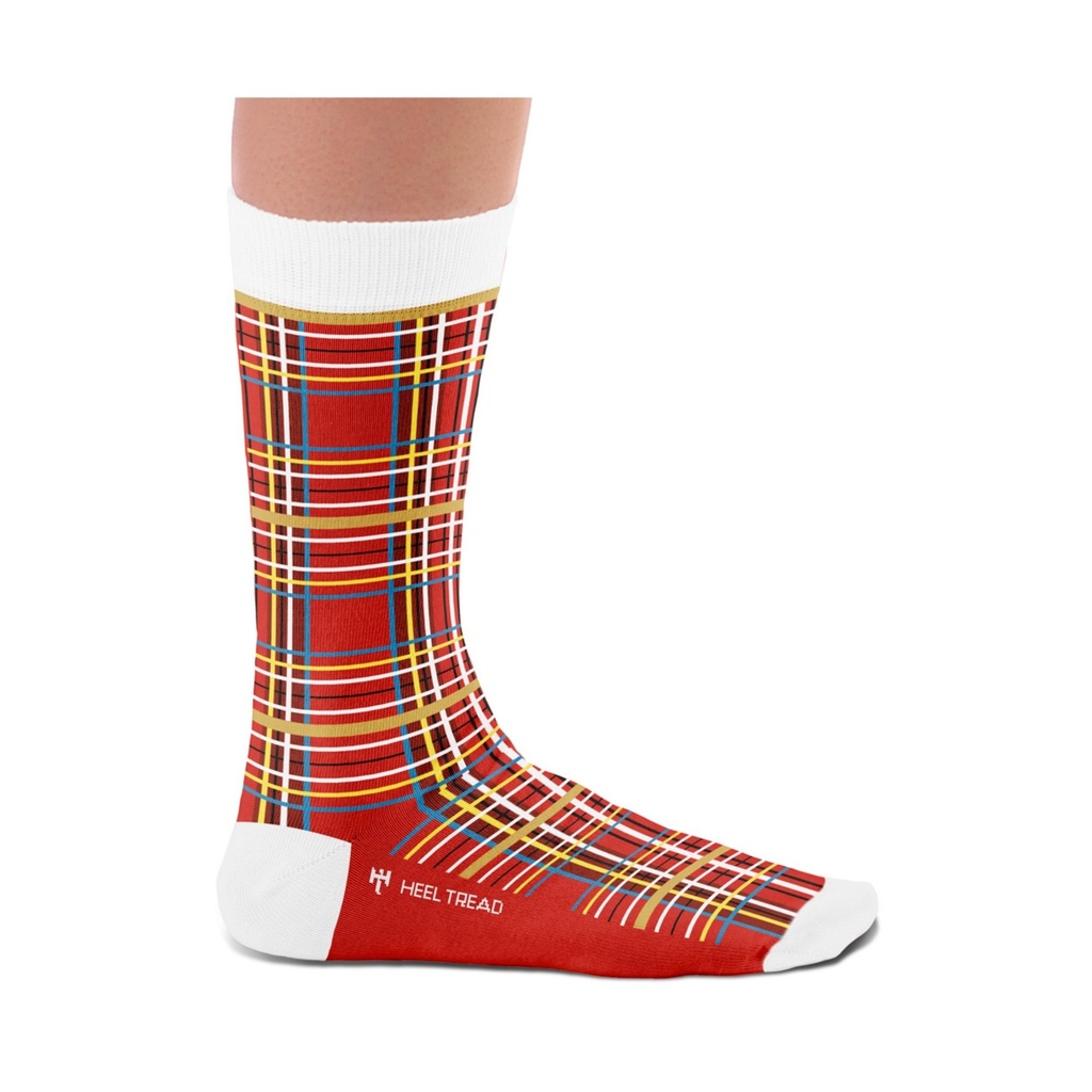 [7001537-3835848] Heel Tread Automotive Icons Socks - Jackie Stewart