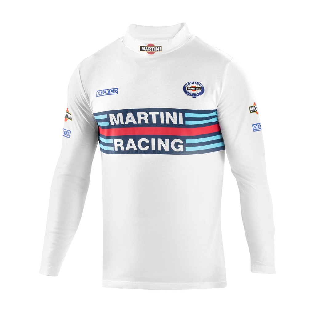 [7000702-3196630] Sparco Martini Racing Long Sleeve T-Shirt (S)
