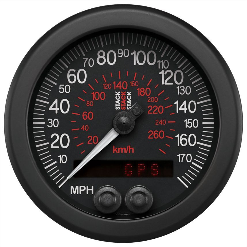 [1438143-1676326] Stack 88mm GPS Speedometer (0-180 Mph / 0-290 Kph)