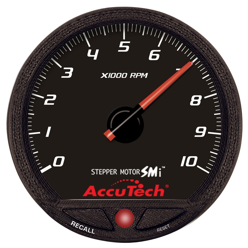 [814100-1591869] Longacre Accutech Memory Tachometer With Built In Shift Light (Black)