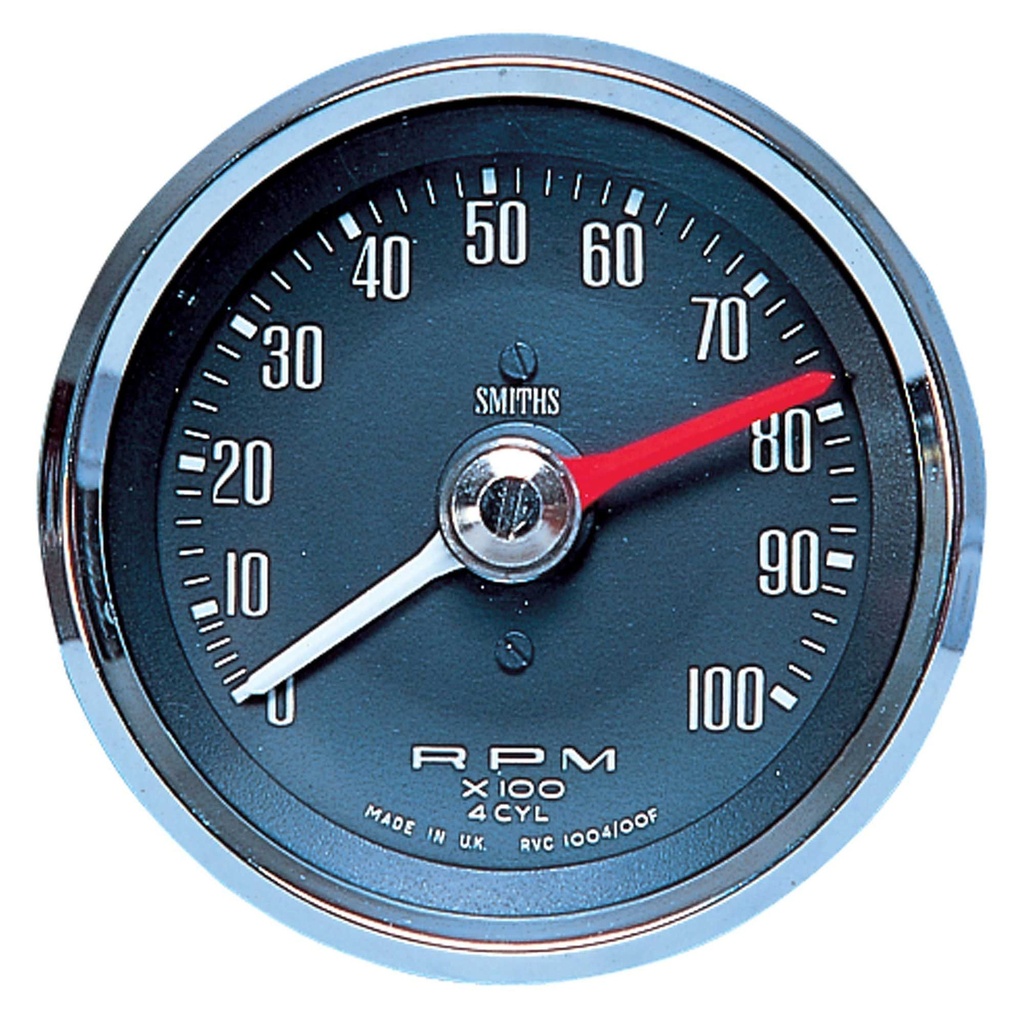 [248827-1711358] Smiths Classic Tachometer With Adjustable Red Line (0-8000rpm)