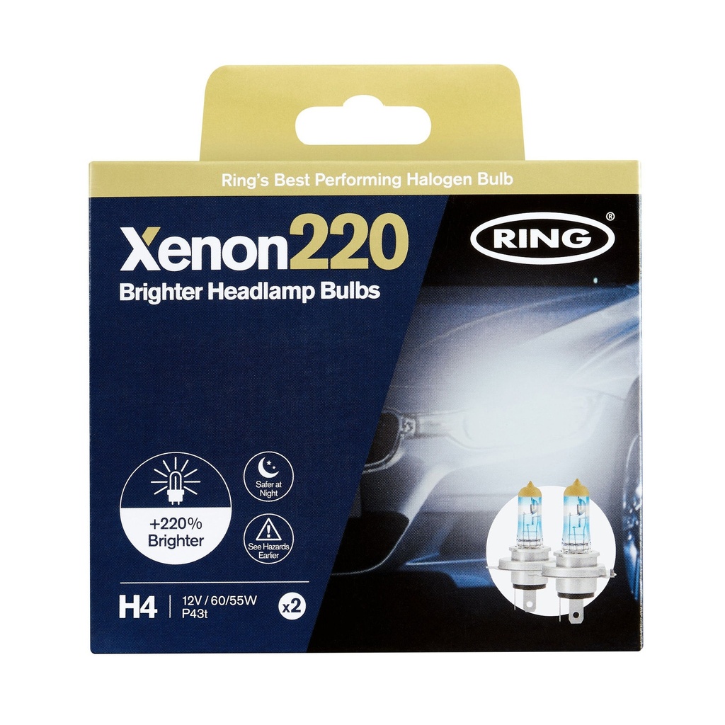 [7002161-3876550] Ring Xenon220 Headlight Bulbs (Pair) (H7)