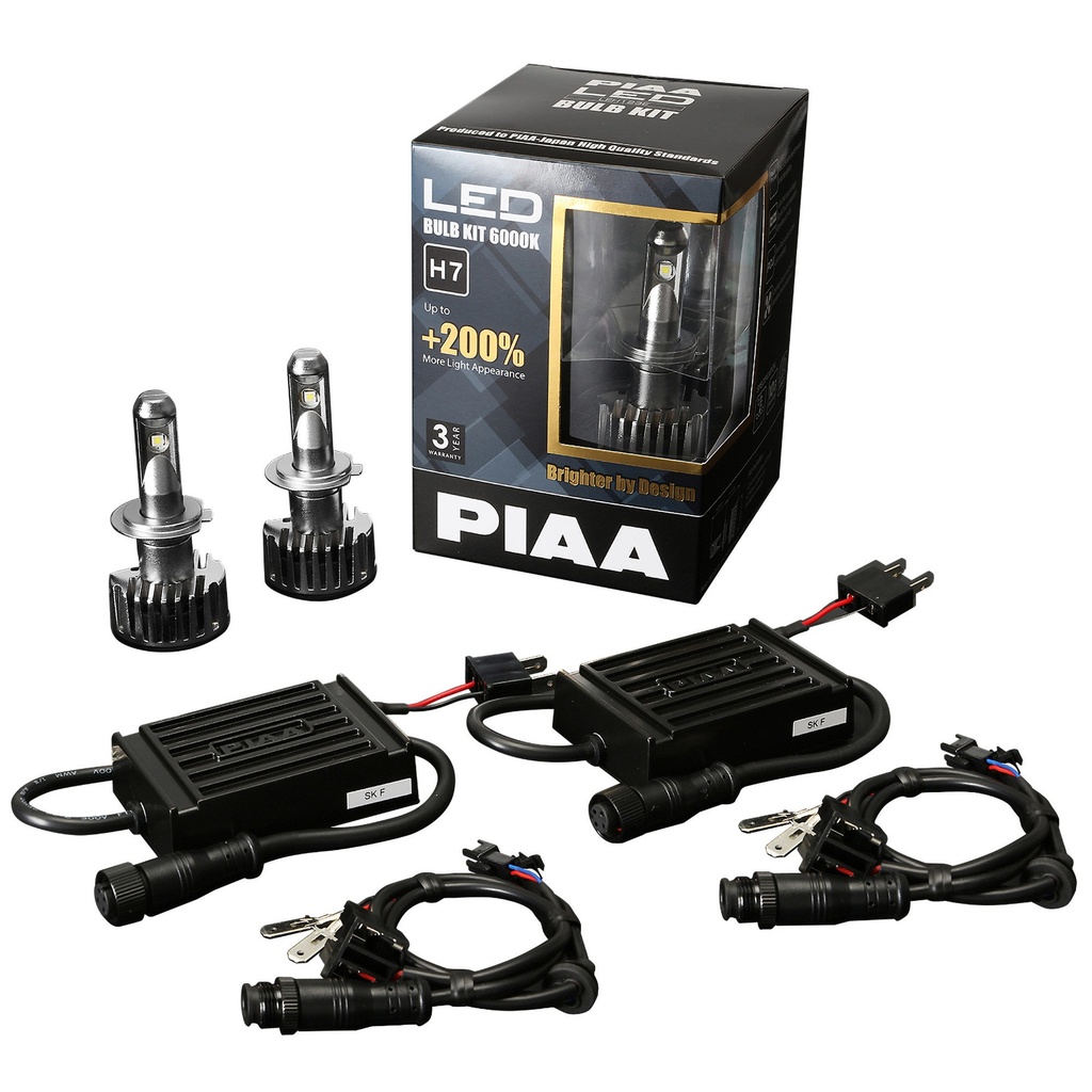 [2011485-2188626] PIAA LED (GEN2) Headlight Bulbs (Pair) (H7)