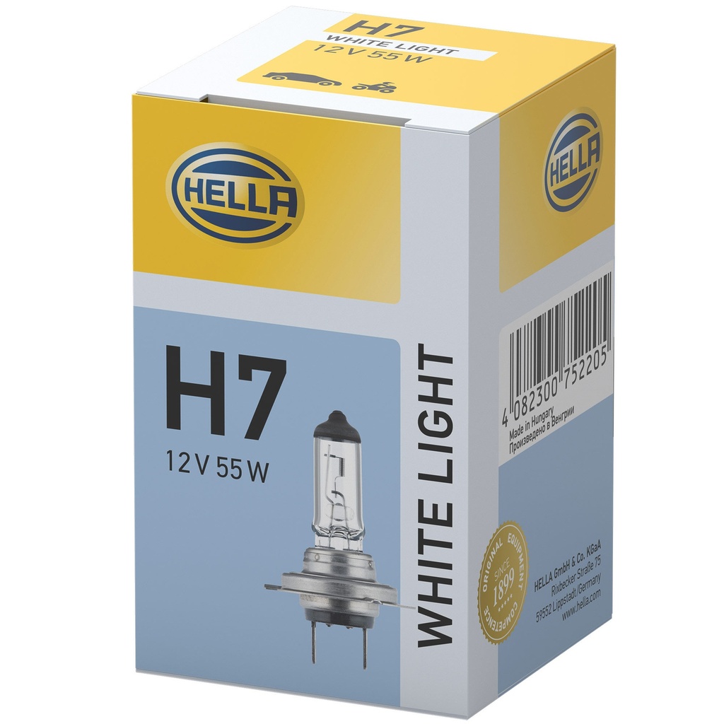 [2010286-2165513] Hella White Headlight Bulbs (H7 55W)