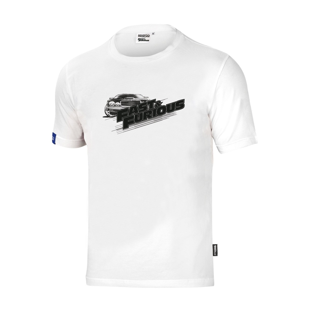Sparco Fast & Furious White T-Shirt