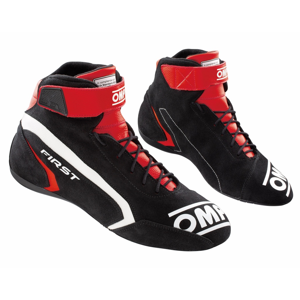 [2014097-3079024] OMP First Race Boots (UK 5 / Eur 38, Black / White)