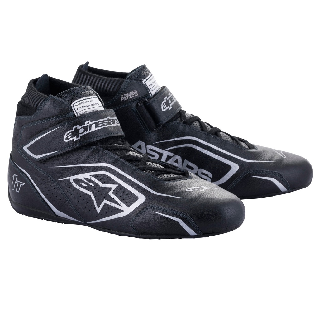 [7000073-2297022] Alpinestars Tech 1-T V3 Race Boots (UK 5 / Eur 38, Black / Silver)