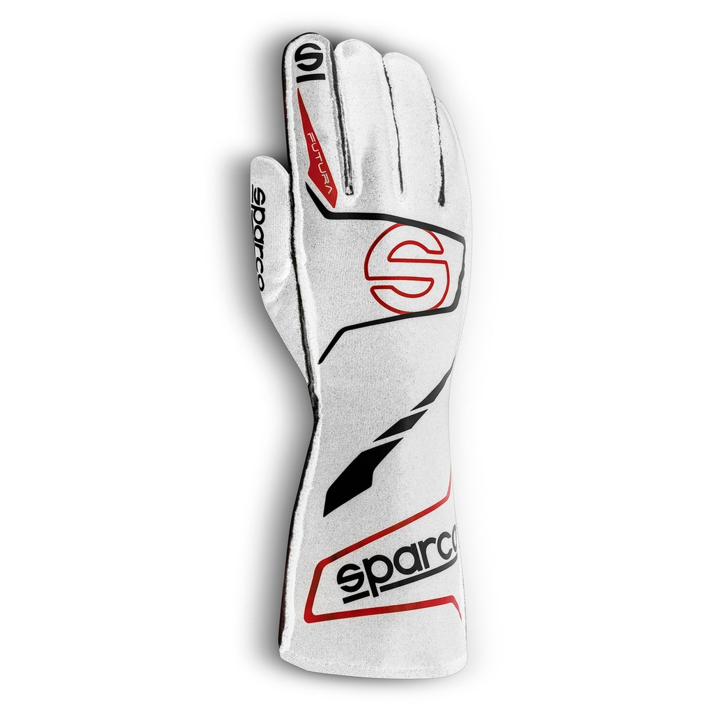 [7000668-3170070] Sparco Futura Race Gloves (S, Black / White)