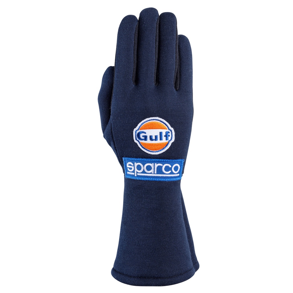 [7001701-3849399] Sparco Gulf Land Race Gloves (S, Navy Blue)