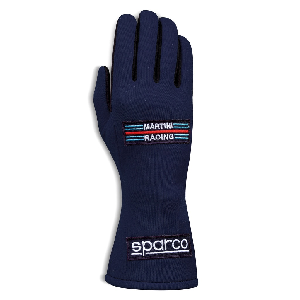 [7001705-3849328] Sparco Martini Racing Land Classic Race Gloves (S, White)