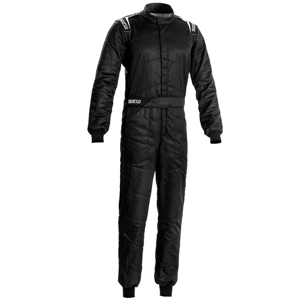 [7000066-3853383] Sparco Sprint Race Suit (50, Black / Fluro Yellow)