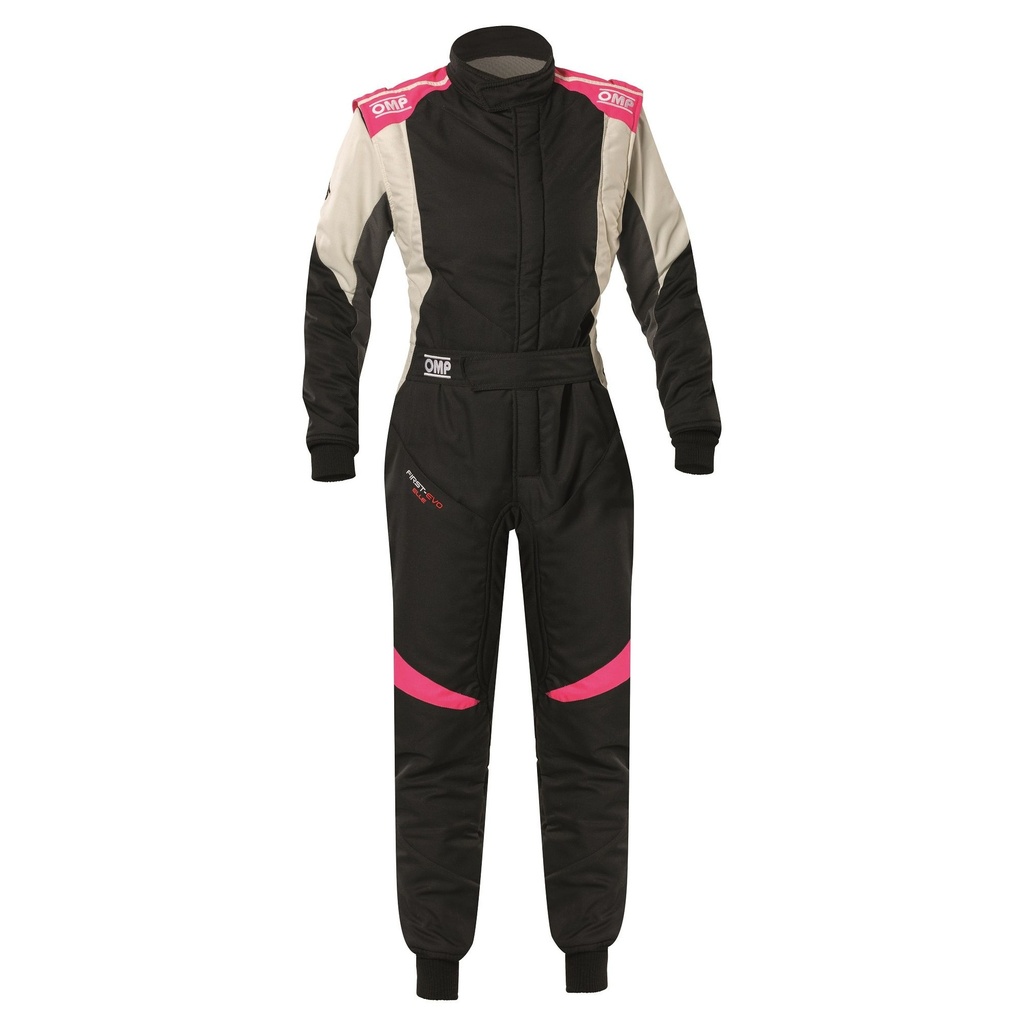 [7001779-3851049] OMP First Evo Elle Womans Race Suit (50, Black / White)