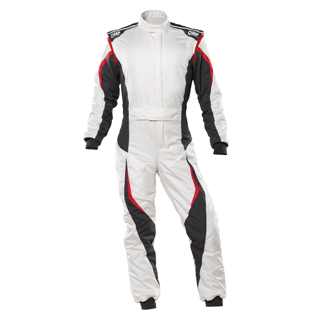 [2014066-3078191] OMP Tecnica Evo Race Suit (50, Black / White)