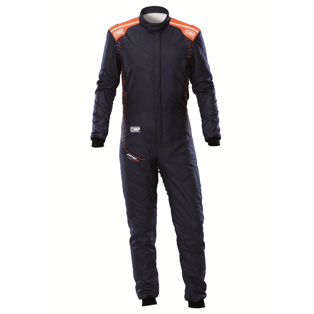 [7002257-3887658] OMP One-S Air Race Suit (50, Black / Silver)